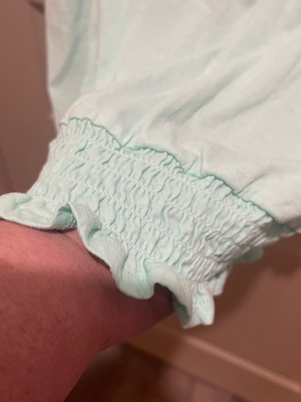 Lane Bryant Mint Scoop Neck Short Sleeve Top size 26/28 - Picture 3 of 3